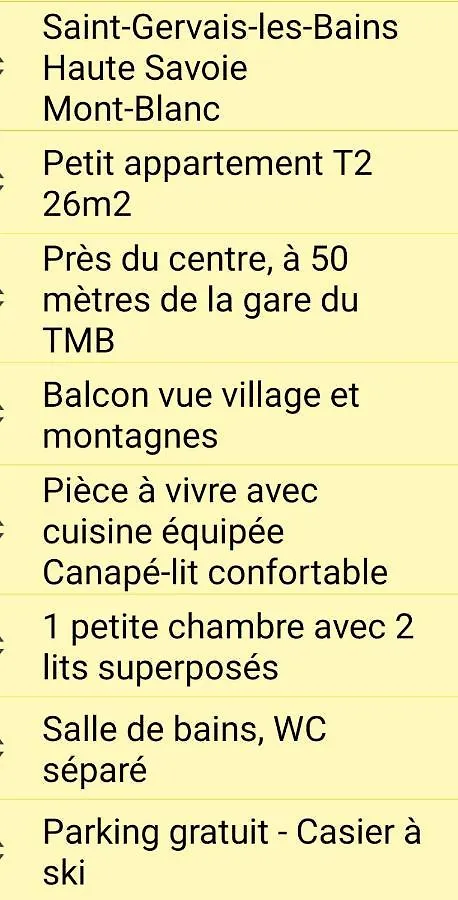 Appartement Saint Gervais Haute Savoie Mont Blanc